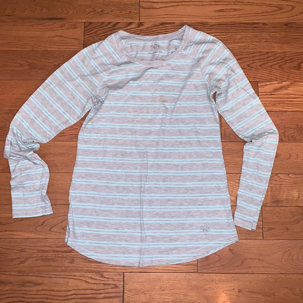 Justice- girls stripped top. Size 16 in great condition